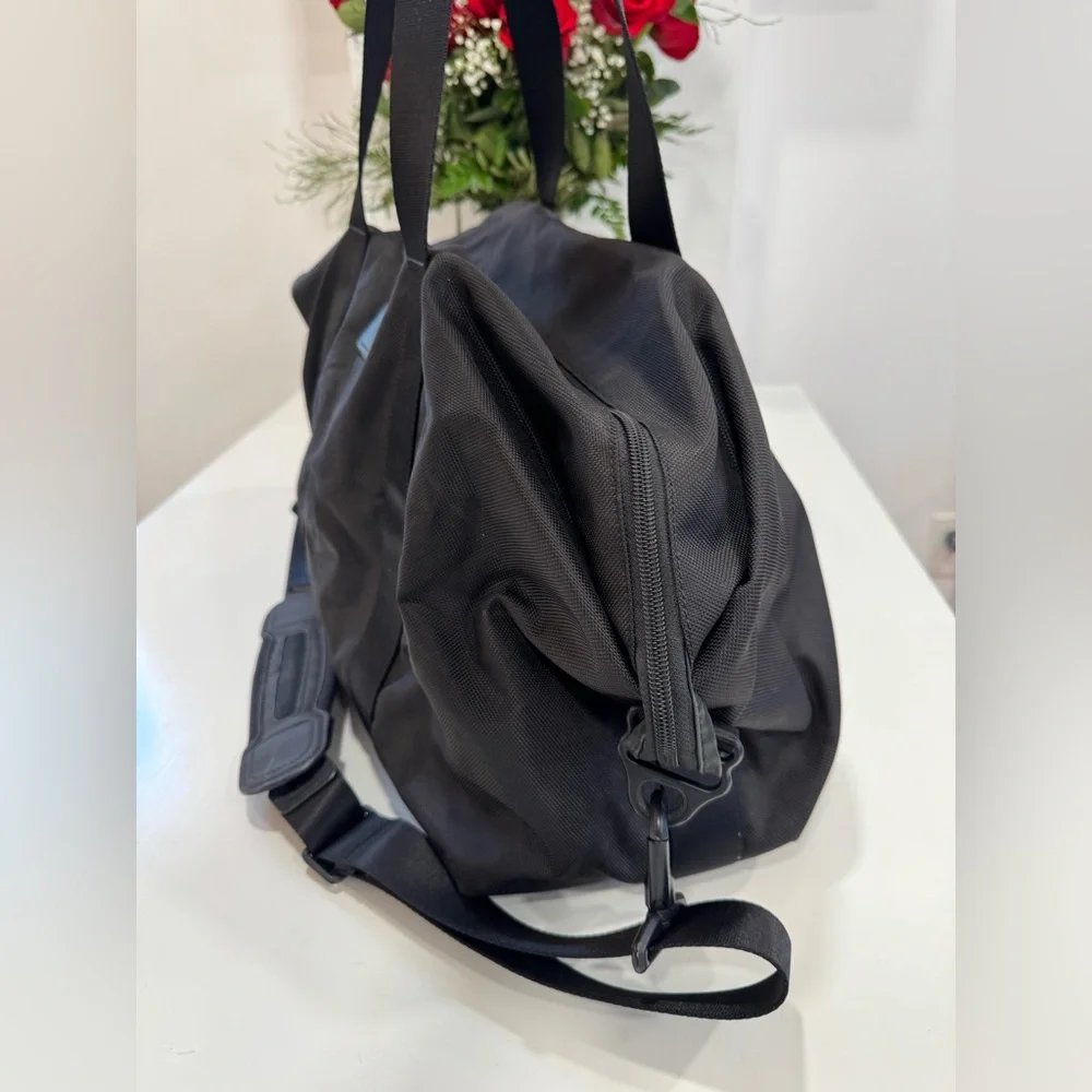 TUMI Alpha 2 Large Soft Travel Satchel in Black Bag